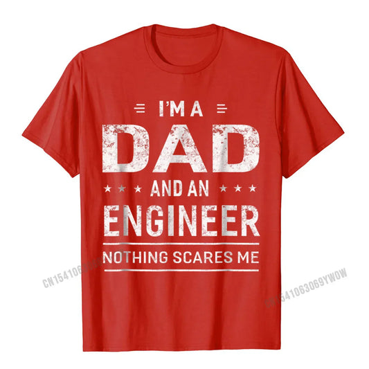 I'm a Dad and an Engineer T-Shirt – Funny Cotton Tee for Men
