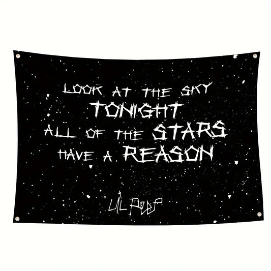 Lil Peep Rapper Tapestry – Artistic Wall Hanging Flag & Home Decor