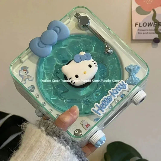 Hello Kitty DIY Retro Bluetooth Speaker – Kawaii White Noise Sleep Aid with RGB Light for Girls