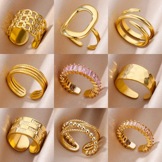 316L Stainless Steel Rings for Women
