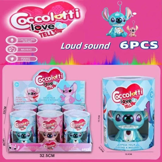Coccolotti Stitch  & Angel Keychain Plating Blind Box – Glowing Customized Surprise Gift