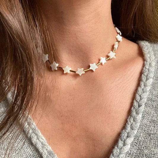 Exaggerated Conch Pendant Necklace – Punk Fashion Summer Beach Jewelry for Women