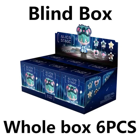 6PCS Blind Box Alien Stage Free Stage Series – 2D Animation Collectible Model Dolls