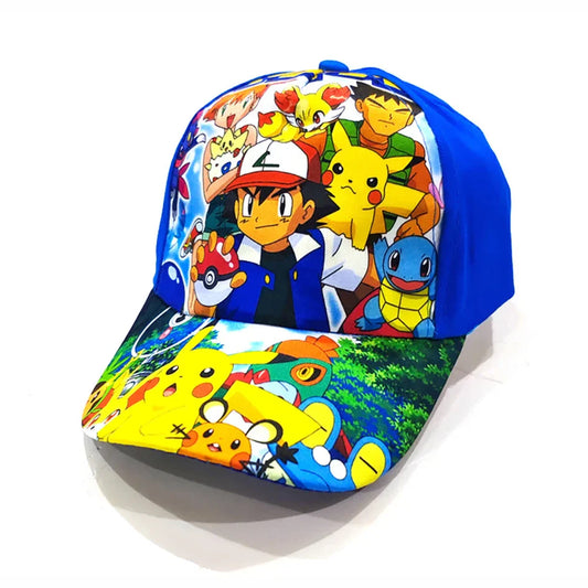 Pokémon Pikachu Baseball Cap – Cute Anime Sunhat for Kids, Outdoor Fun & Birthday Gifts