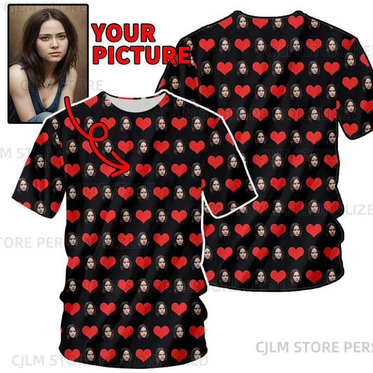 Custom 3D Full Body Printed T-Shirt – Personalized Avatar Graphic Tee for Men & Women