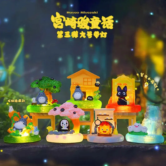 New Miyazaki Hayao Fairy Tale Third Play Blind Box – Lamp Desktop Ornaments