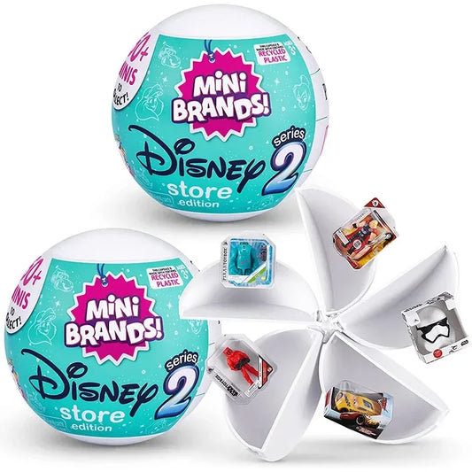 5 Surprise Disney Mini Brands – Collectible Toys (Store Edition 2) Mystery Capsule